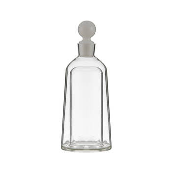 Tempa Bennett Glass Tapered Whisky Alcohol Decanter 13x33.5cm White