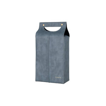 Tempa Harley Double Wine Storage Cooler Travel Bag 21.5x40cm Steel Blue