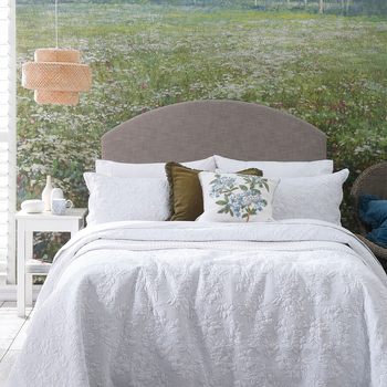 MM Linen Nalini Queen Bed Coverlet Set w/ Pillow Shams Cotton 265x260cm