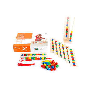 40pc TFL Sort the Beads Sequencing Game Educational Toy Kids/Children - 3y+