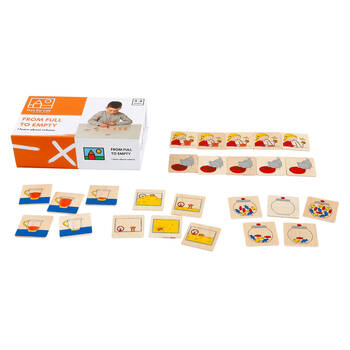 25pc TFL From Full to Empty Wooden Math Educational Toy Kids/Children - 3y+