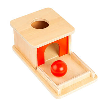 Educo Peek-A-Boo Box 1 Cognitive Wooden Shape Educational Toy for Kids - 0-3y