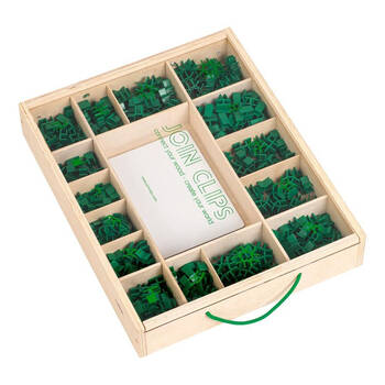 400pc Educo Join Clips System Basic Set Building Toy Educational Kids - 3y+