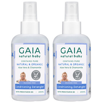 Gaia 400ml Organic Baby/Kids/Toddlers Conditioning Detangler Vegan Friendly