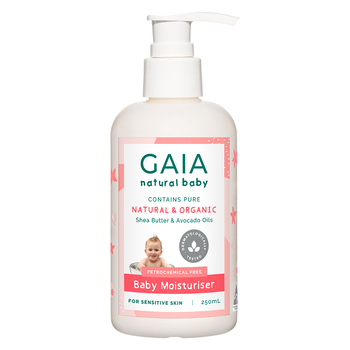 Gaia 250ml Pure/Natural/Organic Moisturiser Baby/Kids/Toddlers Vegan Friendly