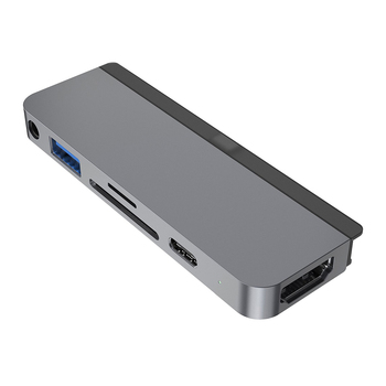 HyperDrive 6-in-1 USB-C Hub for iPad Pro - Space Gray