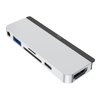 HyperDrive 6-in-1 USB-C Hub for iPad Pro - Silver