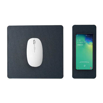 Pout Hands 3 Split 2-in-1 Detachable 15W Fast Wireless Charging Mouse Pad - Midnight Blue