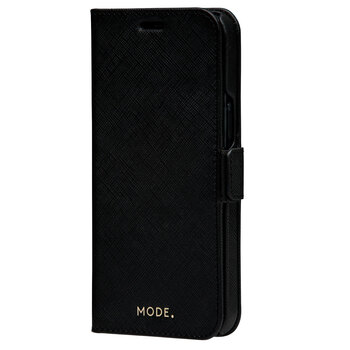 Dbramante iPhone 12/12 Pro New York Leather Wallet Case - Night Black