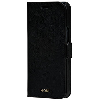 Dbramante iPhone 12 Pro Max New York Leather Wallet Case - Night Black