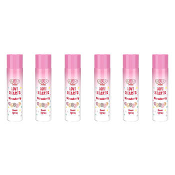 6PK Swizzels Room Spray Love Hearts Scented Freshener Air Fragrance 300ml