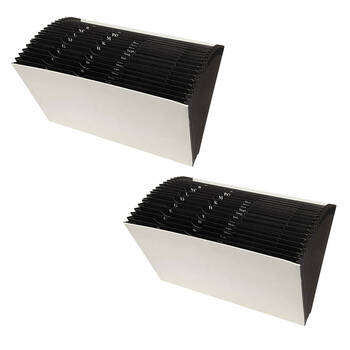 2PK Marbig 21 Pockets Expanding File Without Flap