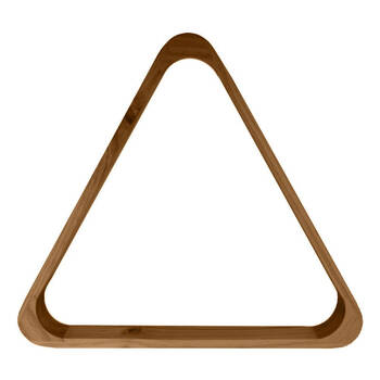 Formula Sports Billiards/Pool Wooden Triangle 15-Ball Rack - Brown