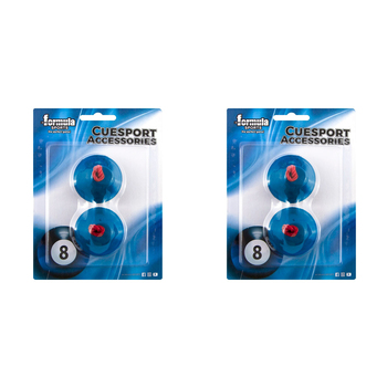 2x 2PK Formula Sports Rubber Chalk Holder w/ Rope - Blue