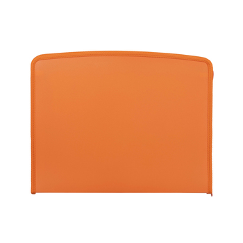Colourhide A4 Zip-It Expanding File w/ Pen Holder Loop Tangerine