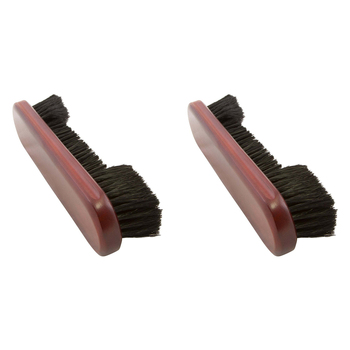 2PK Formula Sports 9" Wood Standard Table Brush - Mahogany