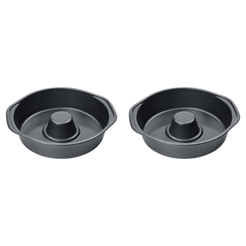 2PK Wiltshire Easybake Round Ring Cake Pan Baking Tin 22cm