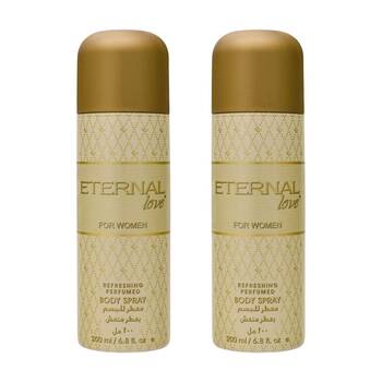 2PK Eternal Love Fragrance Scent Body Spray For Women 200ml