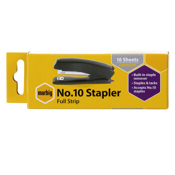 Marbig No.10 16 Sheets Full Strip Stapler