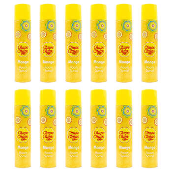 12PK Chupa Chups 300ml Room Spray Odor Eliminator Mango Scent