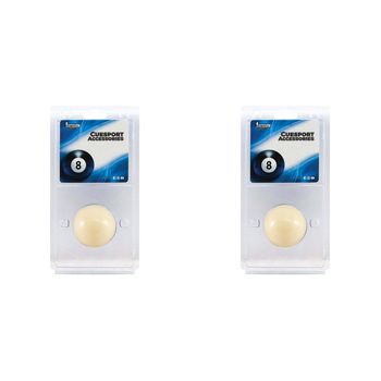 2PK Formula Sports 2" Standard Resin White Billiard Cue Ball