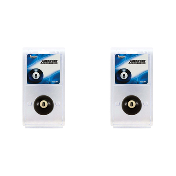 2PK Formula Sports No. 8 Ball 2" Blister Billiard/Pool Game - Black
