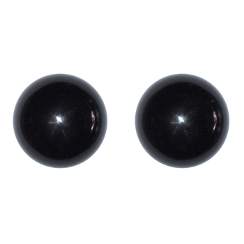 2PK Formula Sports 2" Size Resin Plain Black Billiard Ball