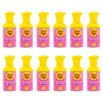 12PK Chupa Chups 250ml Room Spray Home Fragrance Strawberry & Cream