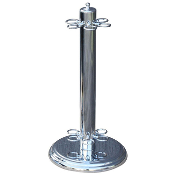 Formula Sports Metal 6 Billiard/Pool Cue Stand - Chrome