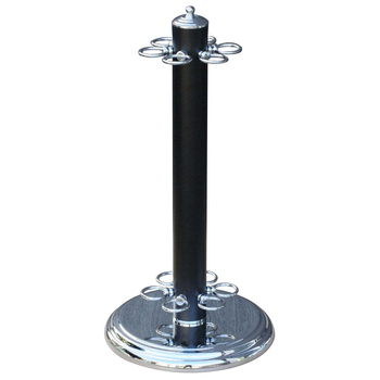 Formula Sports Metal 6 Billiard Cue Stand - Black/Chrome