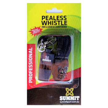 Summit Pealess whistle with lanyard