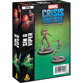 Atomic Mass Games Marvel Crisis Protocol Sin & Viper Miniature Game