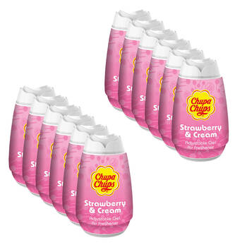 12PK Chupa Chups Adjustable Solid Gel Air Freshener - Assorted