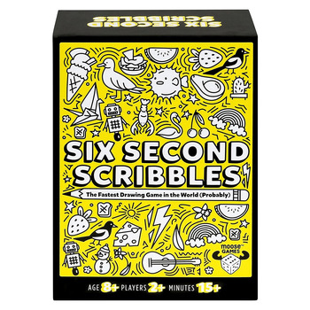 Six Second Scribbles Kids/Childrens Family Tabletop Game Set 8y+