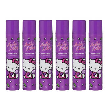 6PK Hello Kitty Kids Body Mist Spray Juicy Grape 75g Daily Fragrance