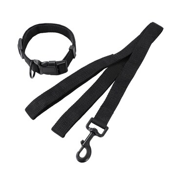 2pc Paws & Claws Essentials Dog Collar & Lead Set Assorted