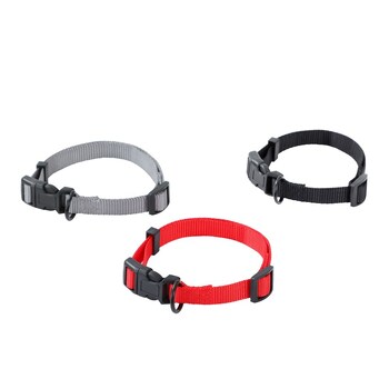 3PK Paws & Claws Essentials Pet/Dog 30-45cm Collar Assorted