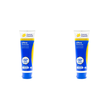 2PK Cancer Council 110ml Ultra Sunscreen SPF50+ Body Lotion