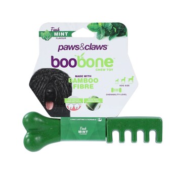Paws & Claws Boobone Toothbrush Mint 18.5cm