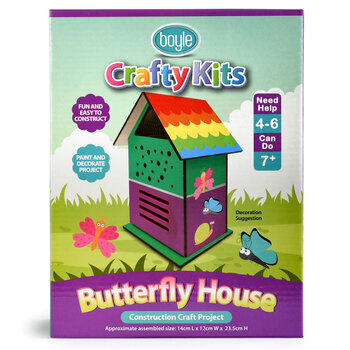 Crafty Kits Butterfly House Construction Project