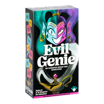 Evil Genie Family Interactive Party Card Guessing Game Set 10y+