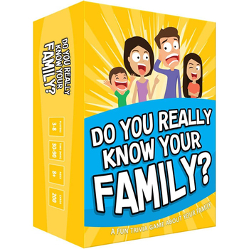 Moose Games Do You Really Know Your Family Tabletop Pary Game 8y+