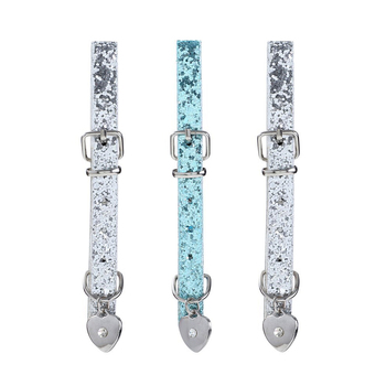 3PK Paws & Claws 26-32x1cm Glitter Cat Collar - Assorted 