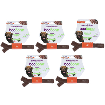 5x Paws & Claws BooBone Branch Chew Toy - Aussie BBQ
