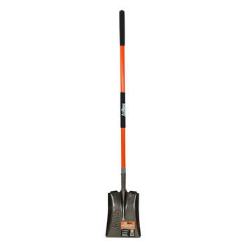 AgBoss Wide Shifting Shovel With Long Fibreglass Handle Orange