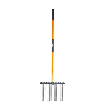 AgBoss 20 Tine Lightweight Stable Rake With Fibreglass Handle 1.73m