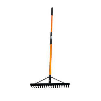 AgBoss 18 Steel Tooth Landscape/Outdoor Gardening Rake 468mm