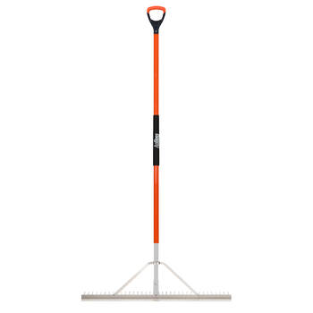 AgBoss 36 Tooth Landscape/Gardening Extra Wide Rake Aluminium