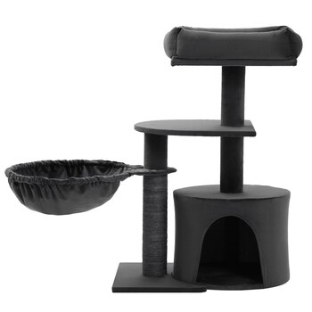 Paws & Claws 50cm Catsby Carlton Condo Cat Tree - Charcoal