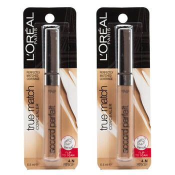 2PK Loreal Paris True Match Liquid Concealer Carded 6.8ml - 4.N Beige